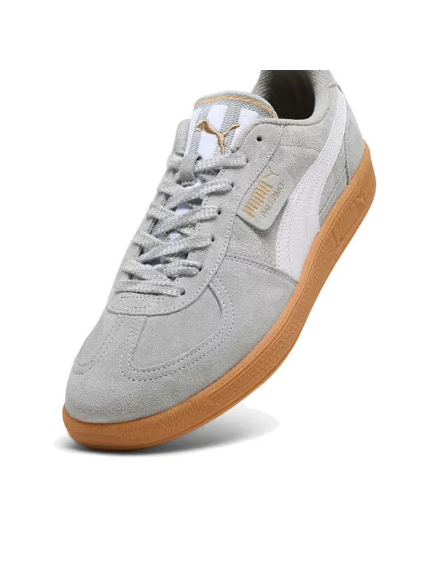 Кроссовки palermo supertifo 'smokey grey white' Puma — изображение 3 из 4, серый/белый/золотистый