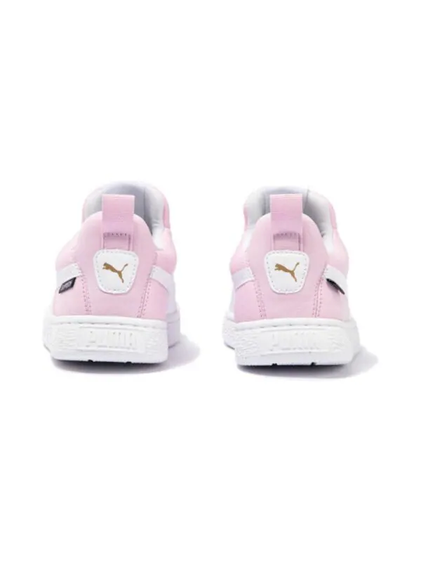 Кроссовки suede joyflex sliptech 'pink' Puma — изображение 3 из 4, розовый/белый