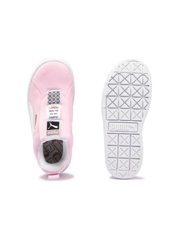 Кроссовки suede joyflex sliptech 'pink' Puma — изображение 4 из 4, розовый/белый