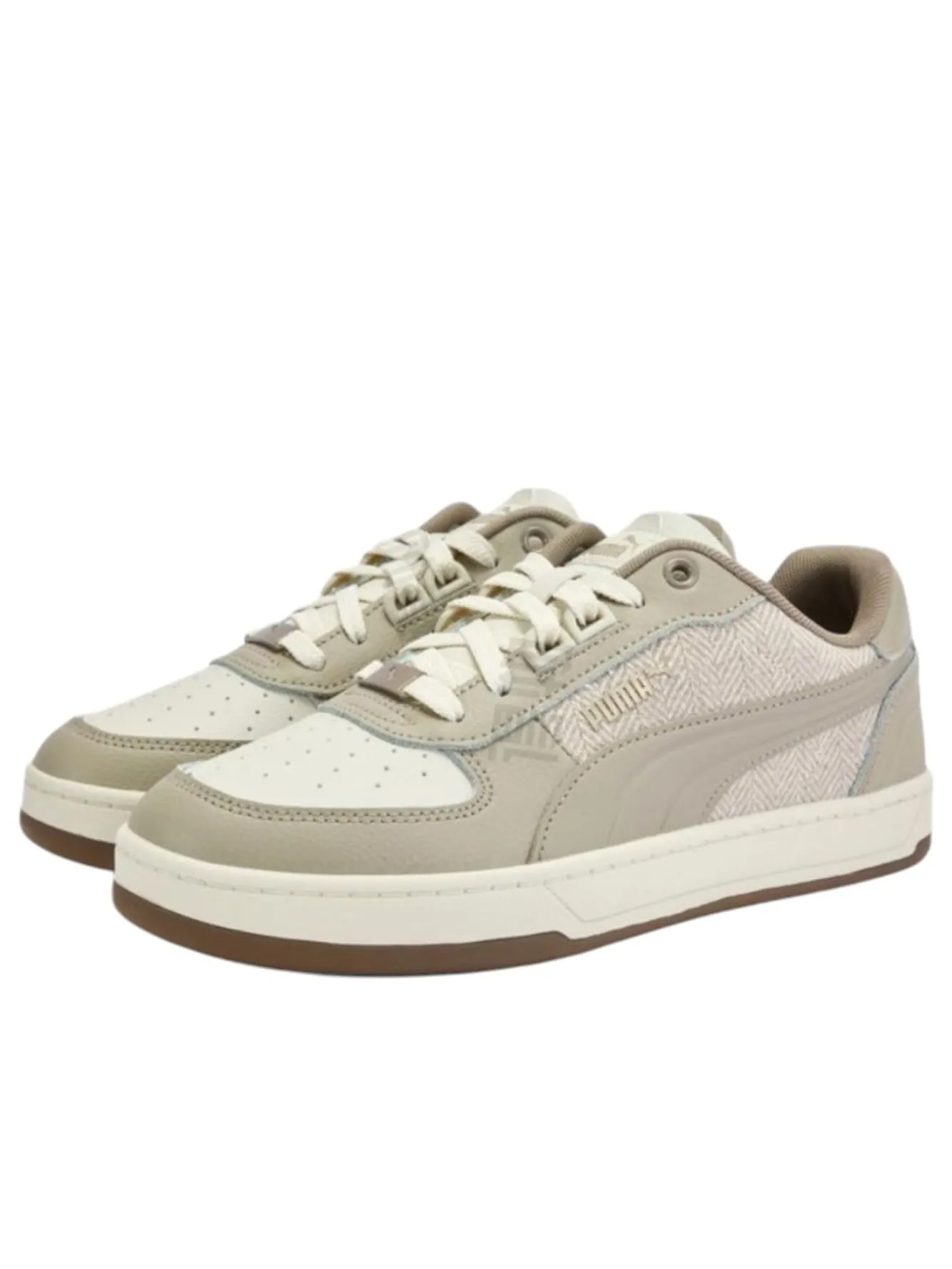 Кроссовки PUMA Caven 2.0 Lux SD Novelty 'Snow White Ice Coffee Gold' — изображение 3 из 5, мульти