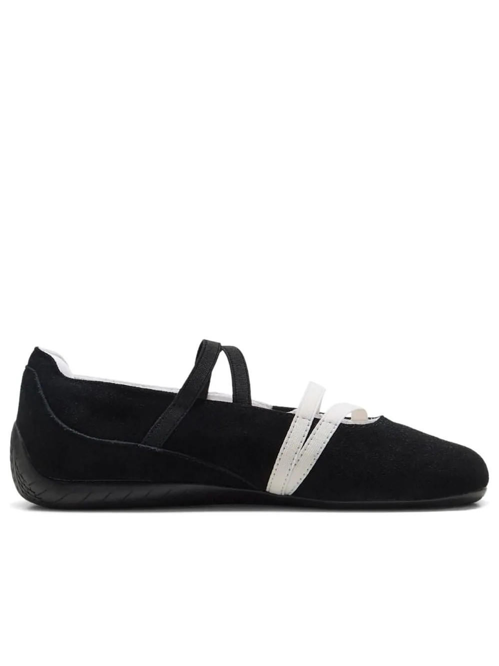 Кроссовки (WMNS) PUMA Speedcat Ballet Suede 'Black White' — изображение 2 из 6, черный