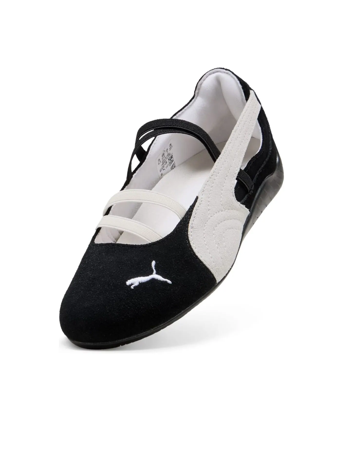 (WMNS) Puma Speedcat Ballet Suede 'Black White' — изображение 3 из 6, черный/белый/белый