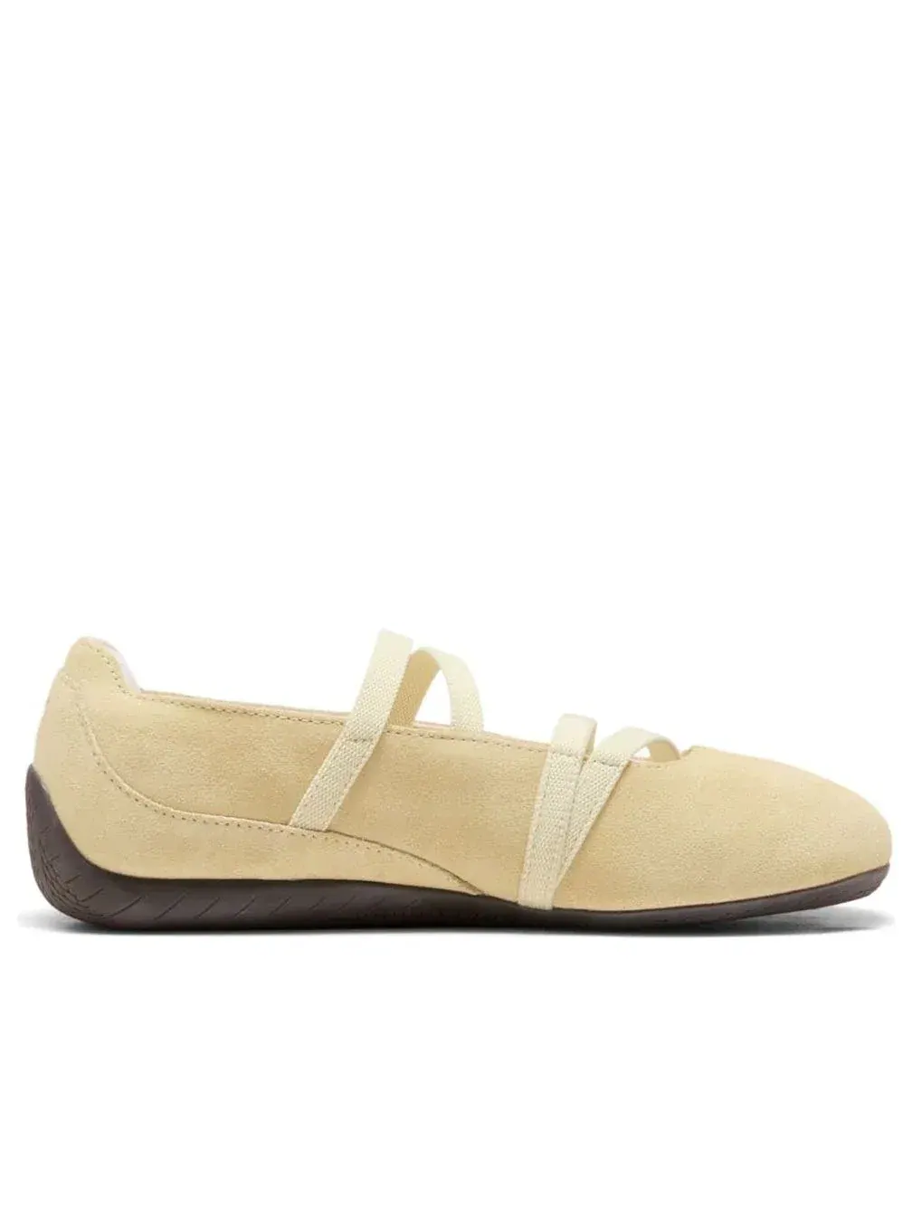 Кроссовки PUMA Speedcat Ballet Suede 'Creamy Vanilla Gum' 401287-15 — изображение 2 из 6, бежевый