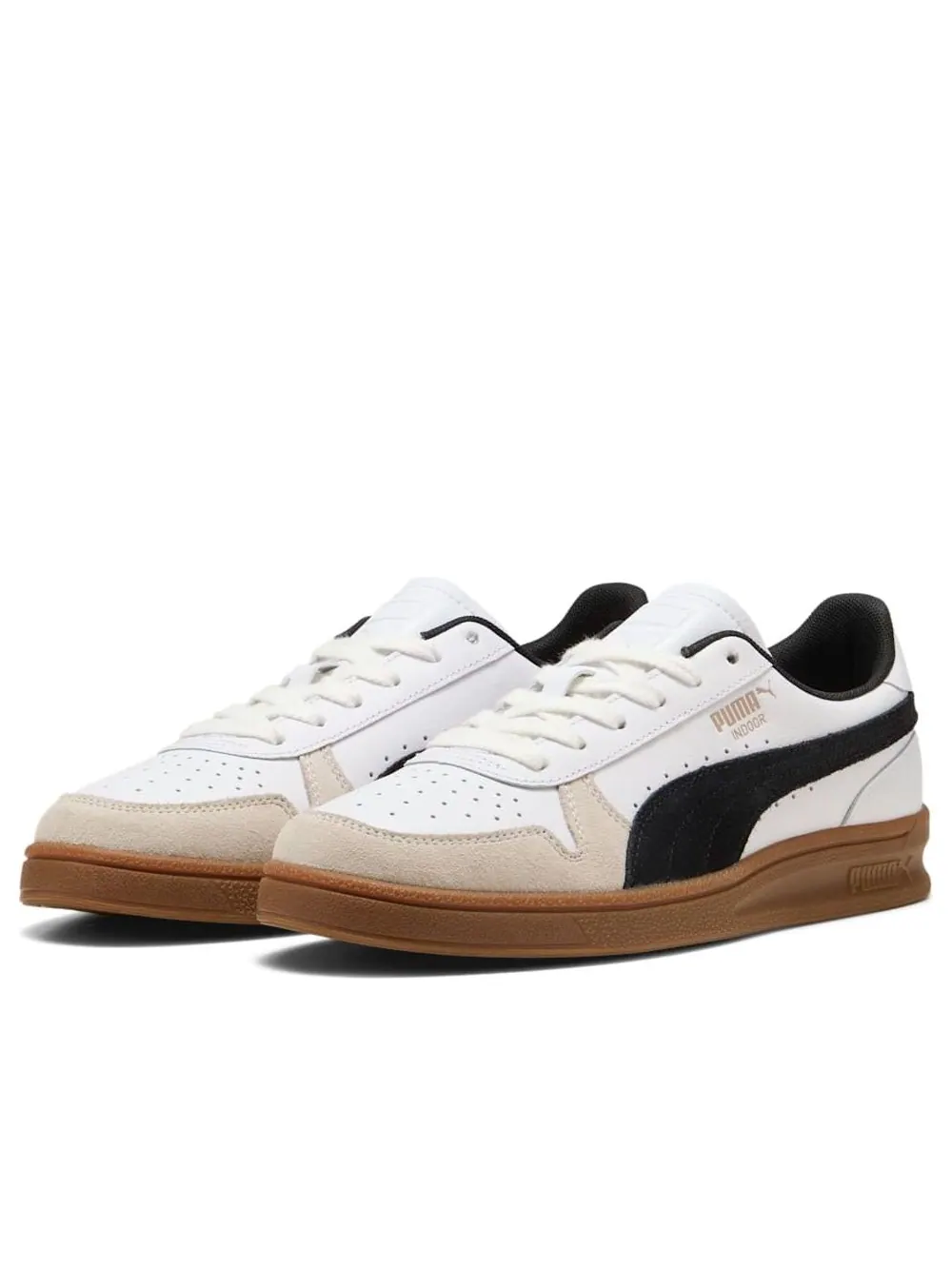 Кроссовки Puma Indoor 'Puma White Puma Black' — изображение 2 из 6, белый/черный