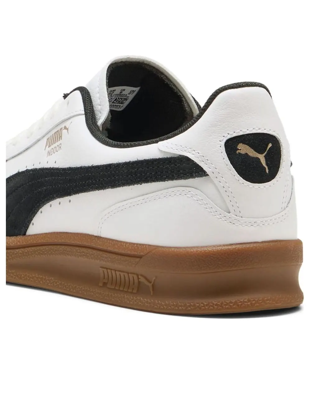 Кроссовки Puma Indoor 'Puma White Puma Black' — изображение 4 из 6, белый/черный