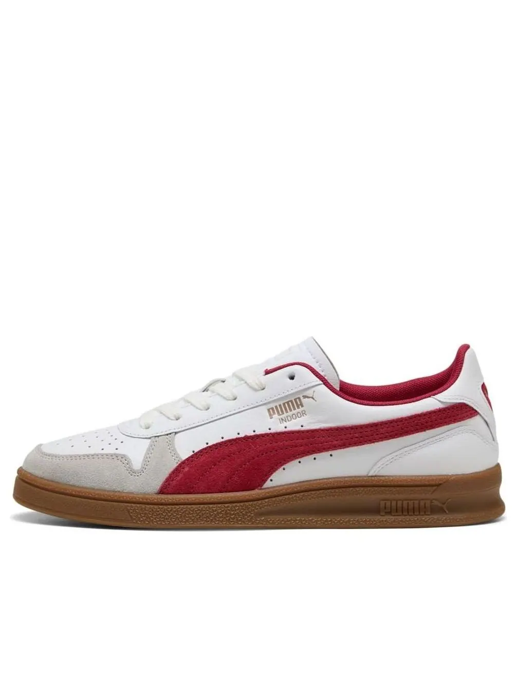 Кроссовки Puma Indoor 'Puma White Dark Crimson' — изображение 1 из 6, белый/темный