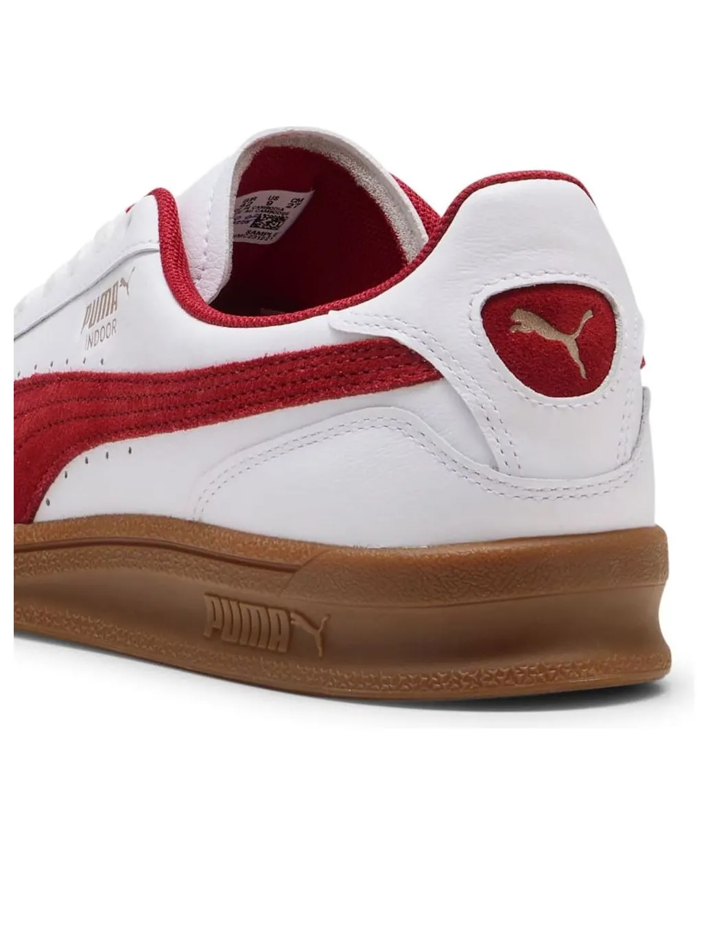 Кроссовки Puma Indoor 'Puma White Dark Crimson' — изображение 4 из 6, белый/темный