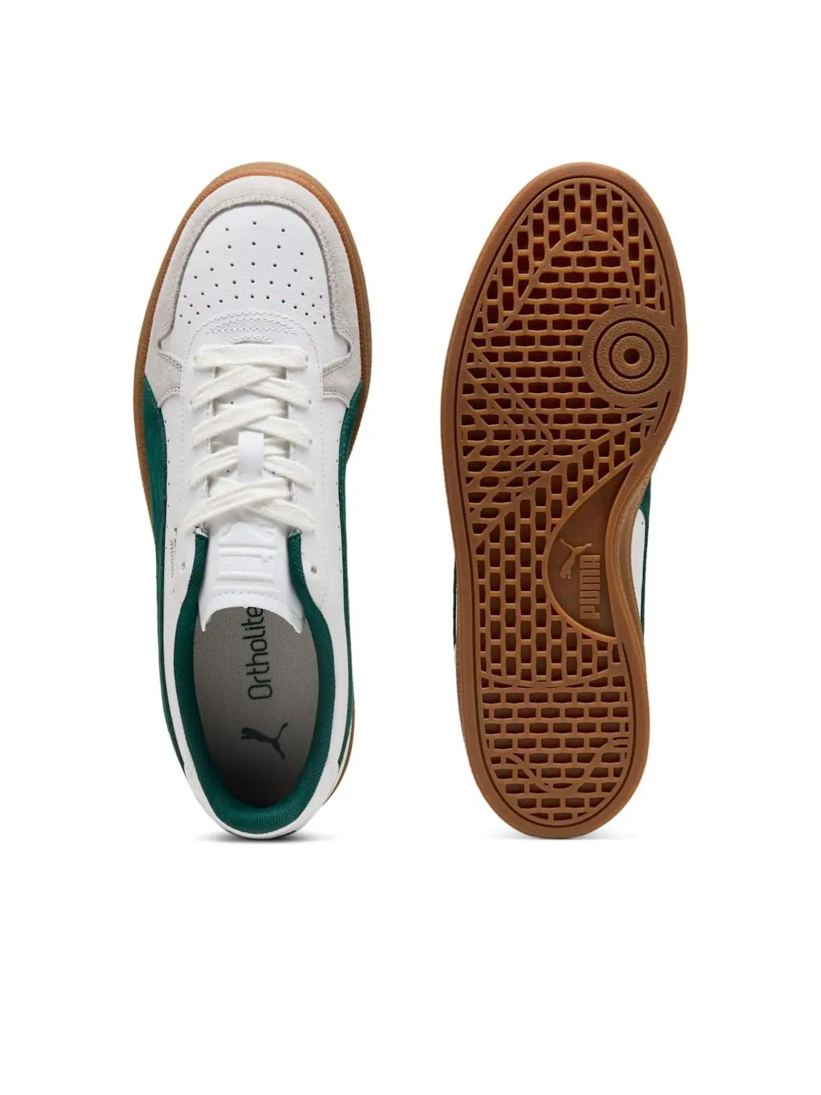 Puma Indoor 'Puma White Dark Myrtle' — изображение 3 из 6, белый/темный