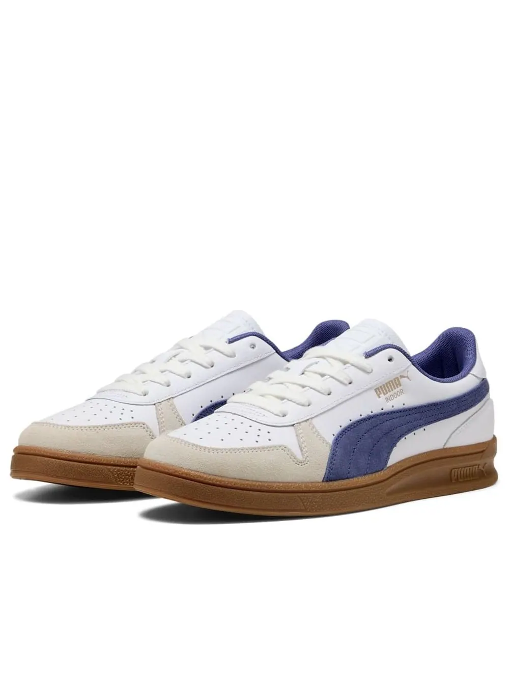 Кроссовки PUMA Indoor 'PUMA White Blue Crystal' — изображение 2 из 6, белый
