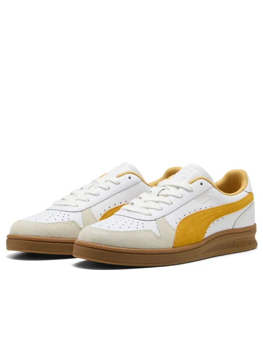 Кроссовки Puma Indoor 'Puma White Archive Gold' — изображение 2 из 6, белый/золотистый