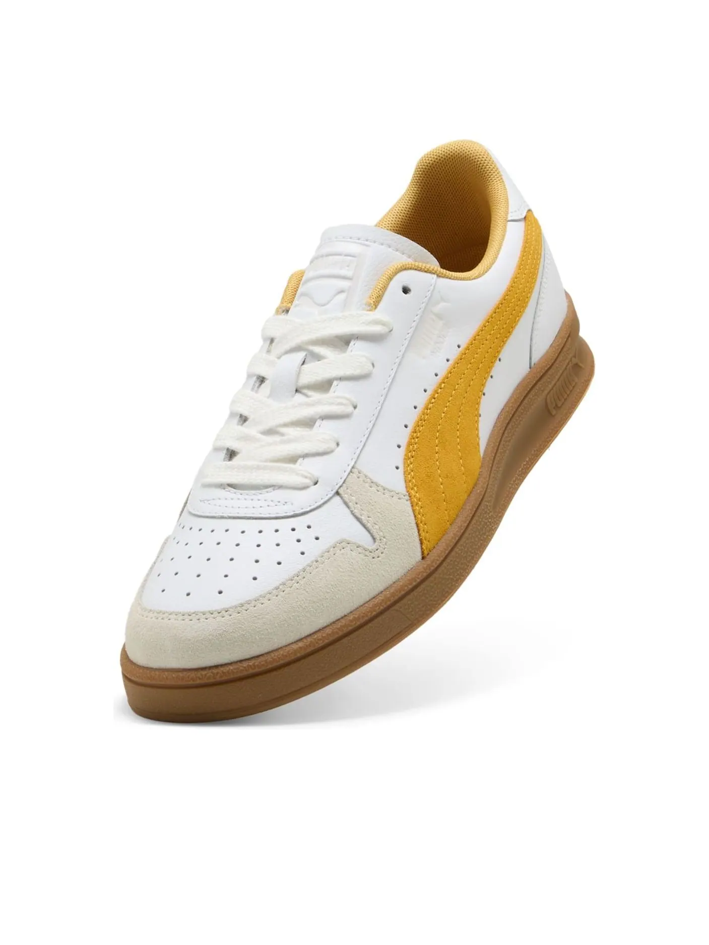 Кроссовки PUMA Indoor 'PUMA White Archive Gold' — изображение 5 из 6, белый