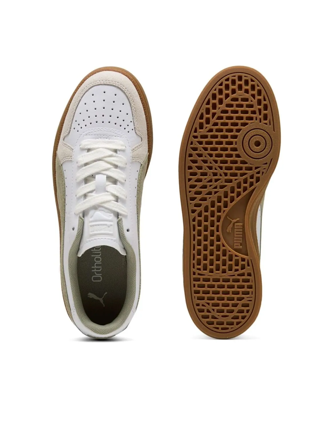 Кроссовки Puma Indoor 'Puma White Lux Army' — изображение 3 из 6, белый