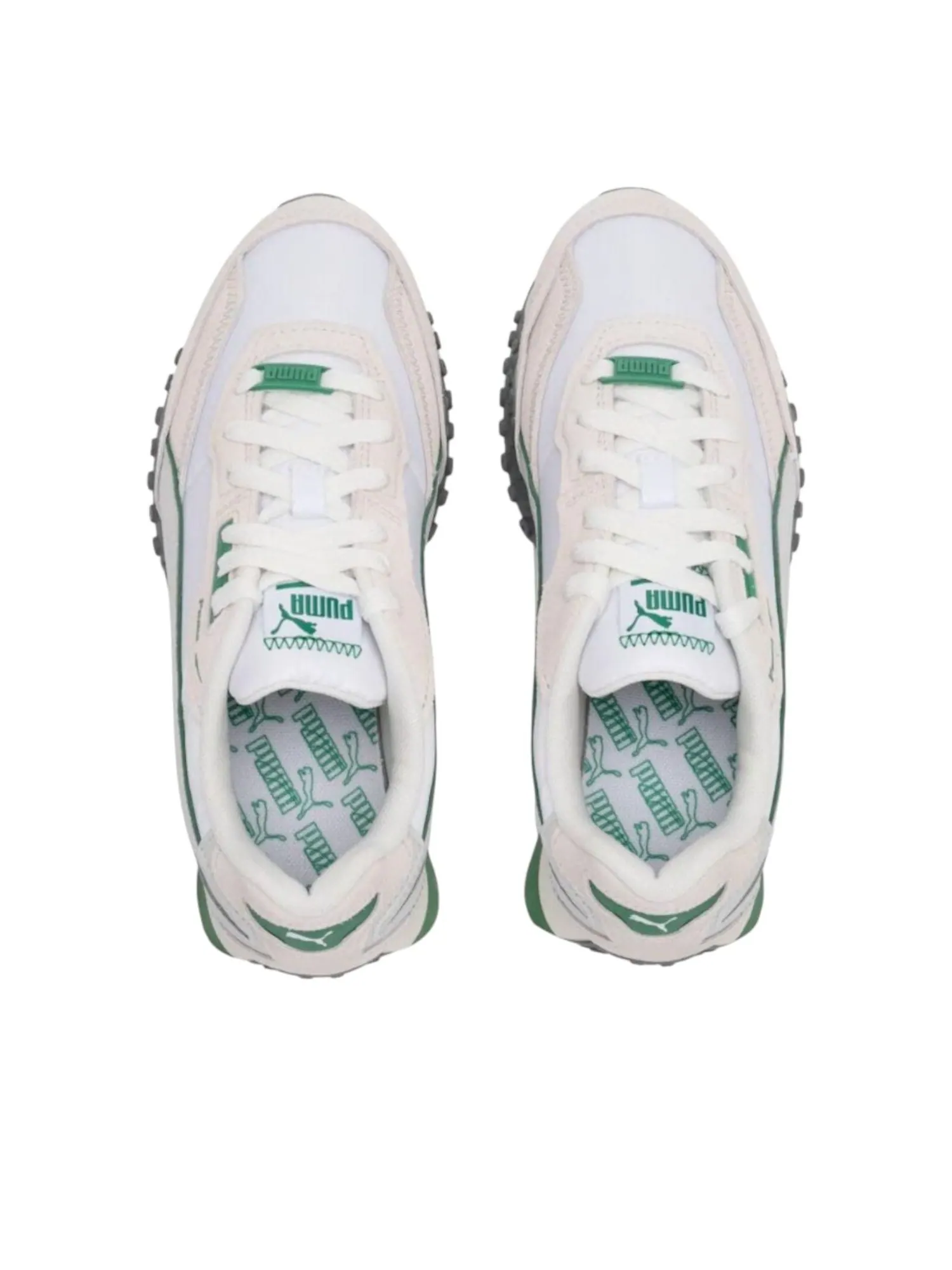 Кроссовки PUMA Blktop Rider Nylon LT 'White Beige Green' — изображение 2 из 4, бежевый