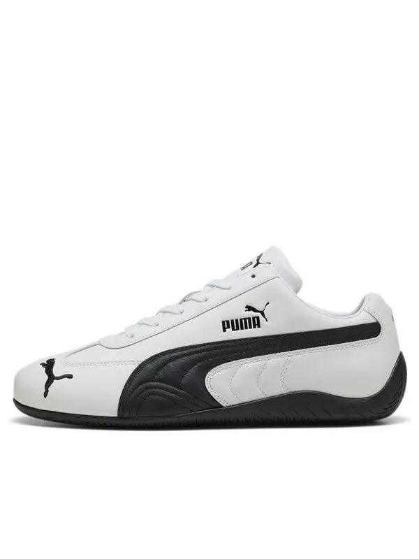 Кроссовки speedcat og leather 'white black' Puma — изображение 1 из 4, белый/черный