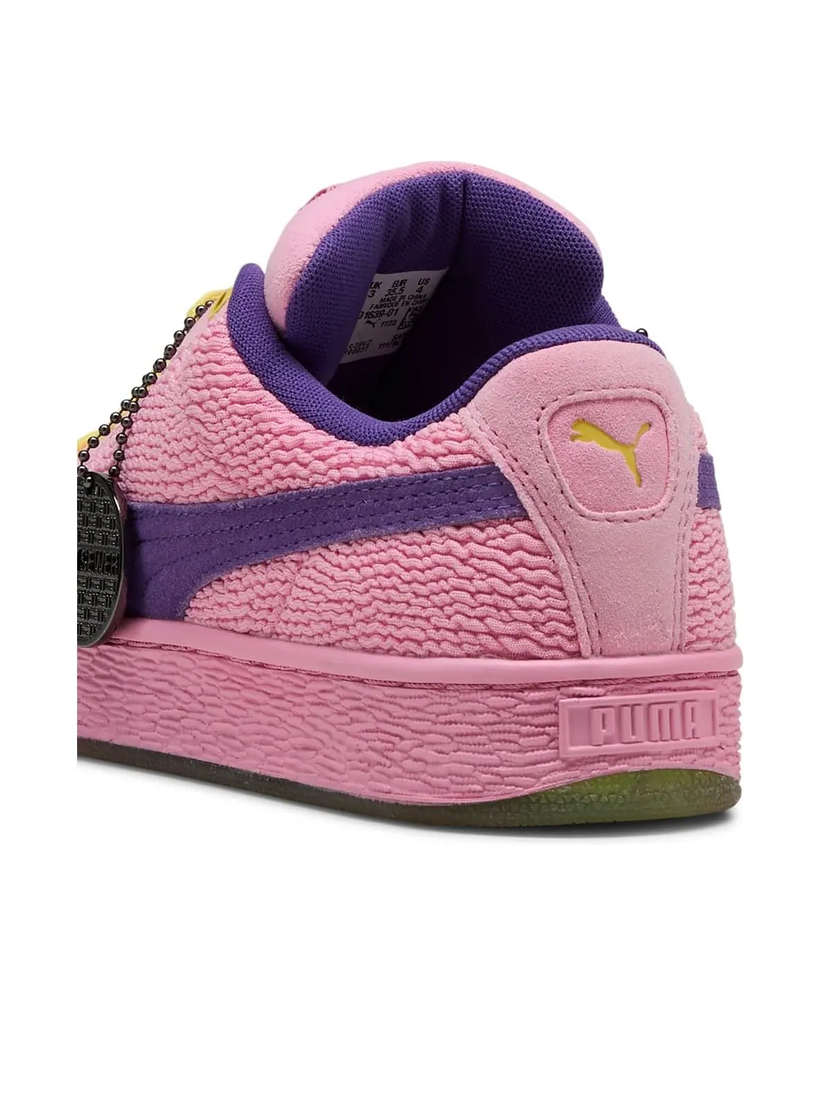 Кроссовки (GS) PUMA x Suede XL Teenage Mutant Ninja Turtles 'Krang' — изображение 4 из 5, розовый