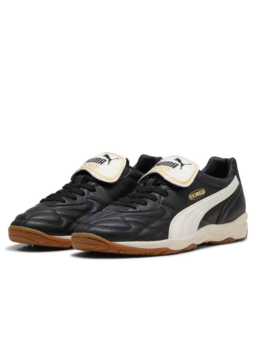 Кроссовки Puma King Indoor 'Black White' — изображение 2 из 6, черный/белый