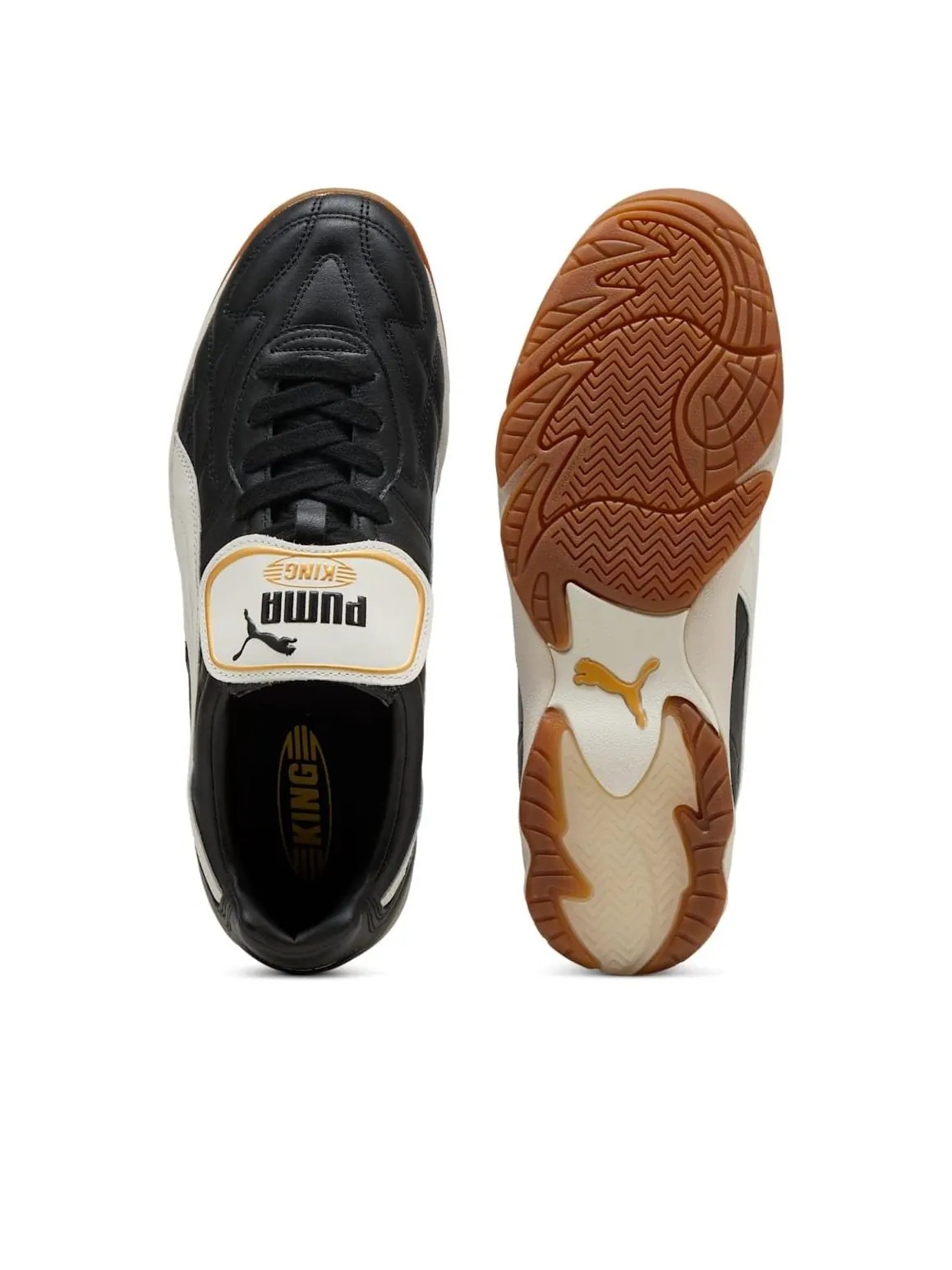 Кроссовки Puma King Indoor 'Black White' — изображение 3 из 6, черный/белый