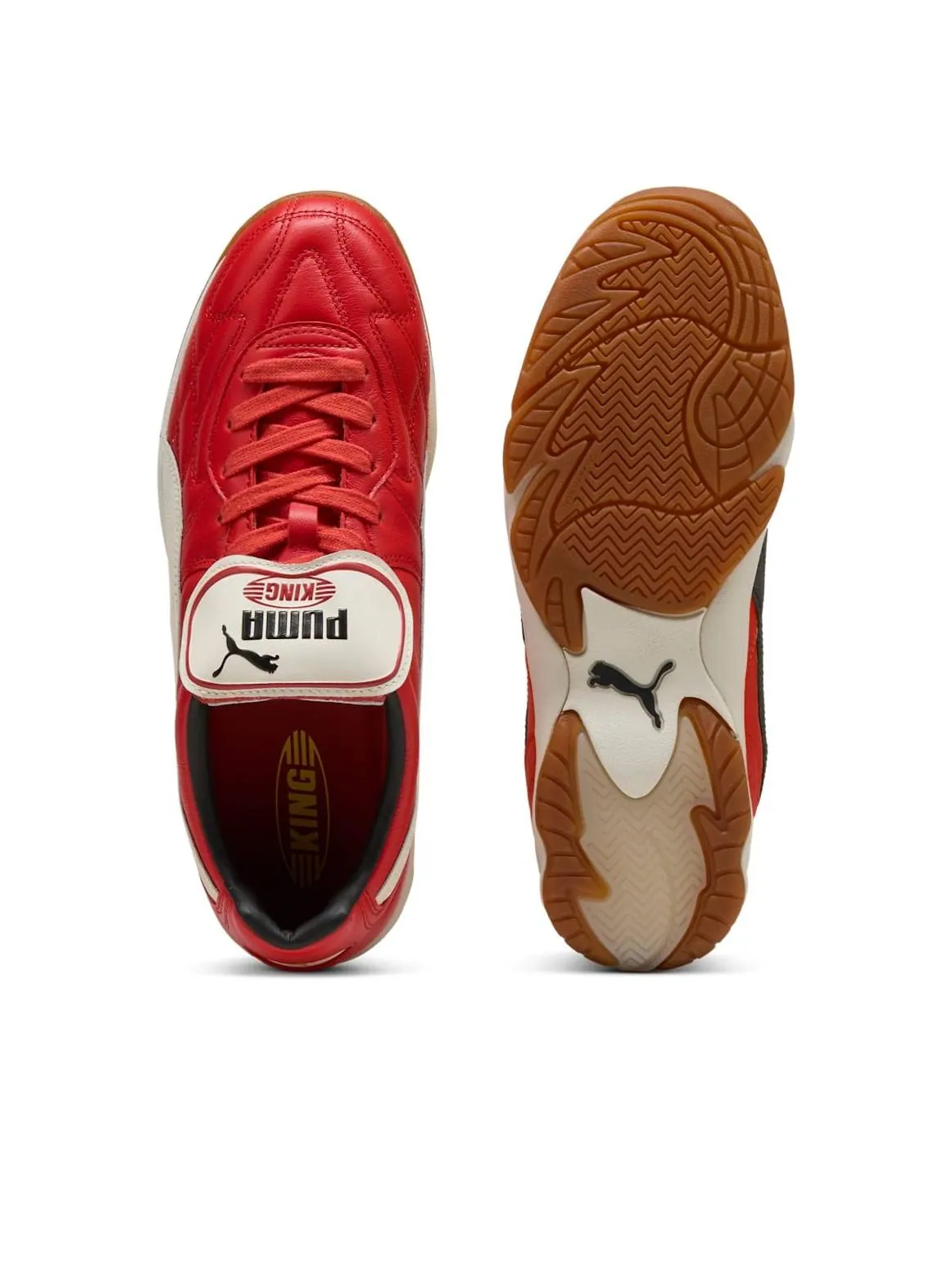 Кроссовки PUMA King Indoor 'Red White' — изображение 3 из 6, красный