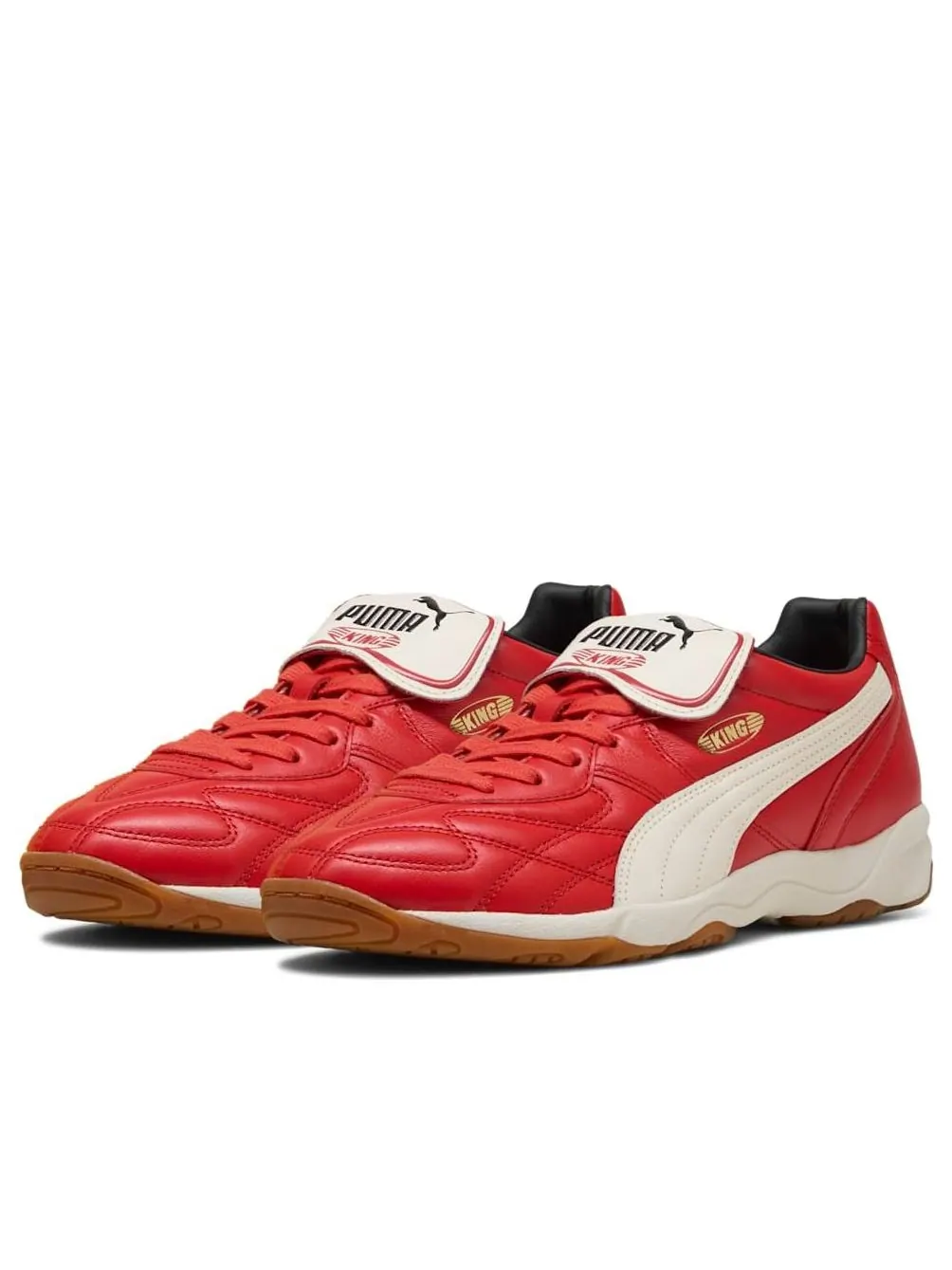 Кроссовки Puma King Indoor 'Red White' — изображение 2 из 6, красный/белый
