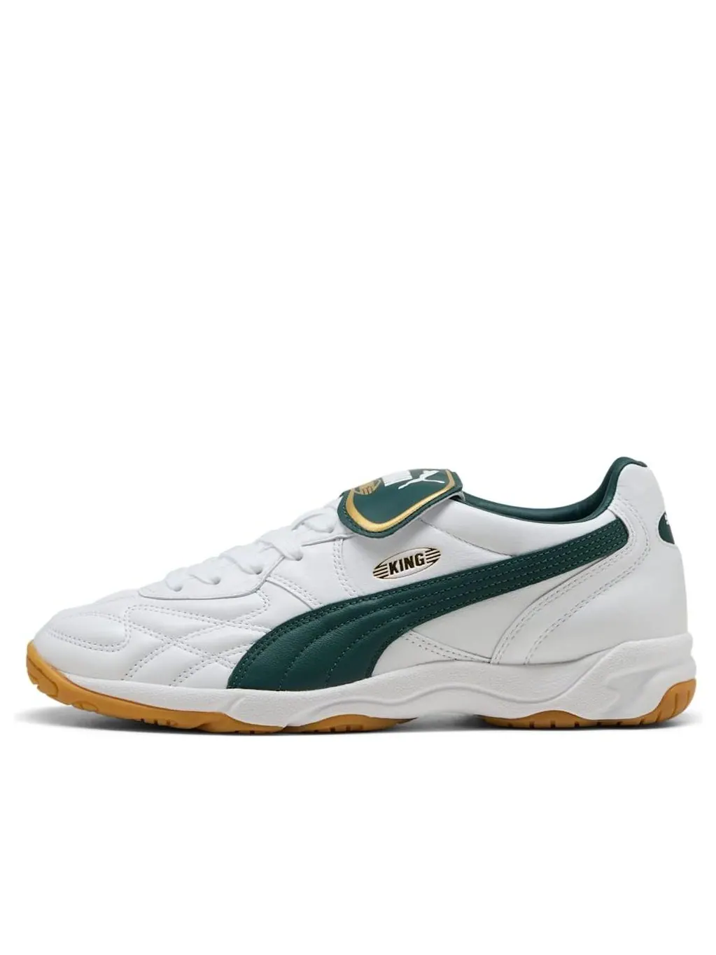 Кроссовки Puma King Indoor 'White Green' — изображение 1 из 6, белый/зеленый
