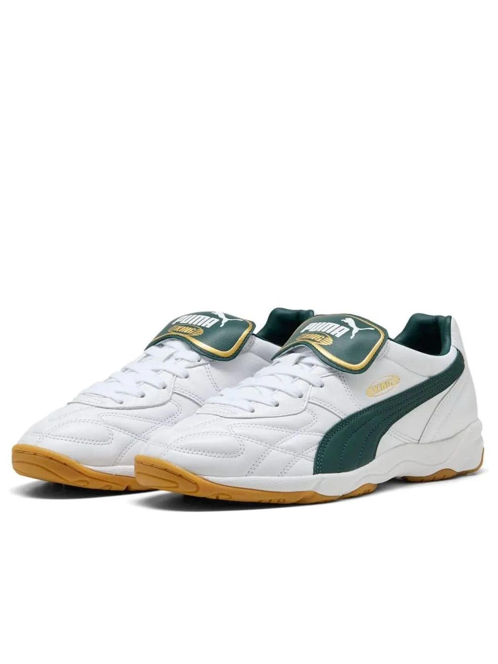 Кроссовки Puma King Indoor 'White Green' — изображение 2 из 6, белый/зеленый