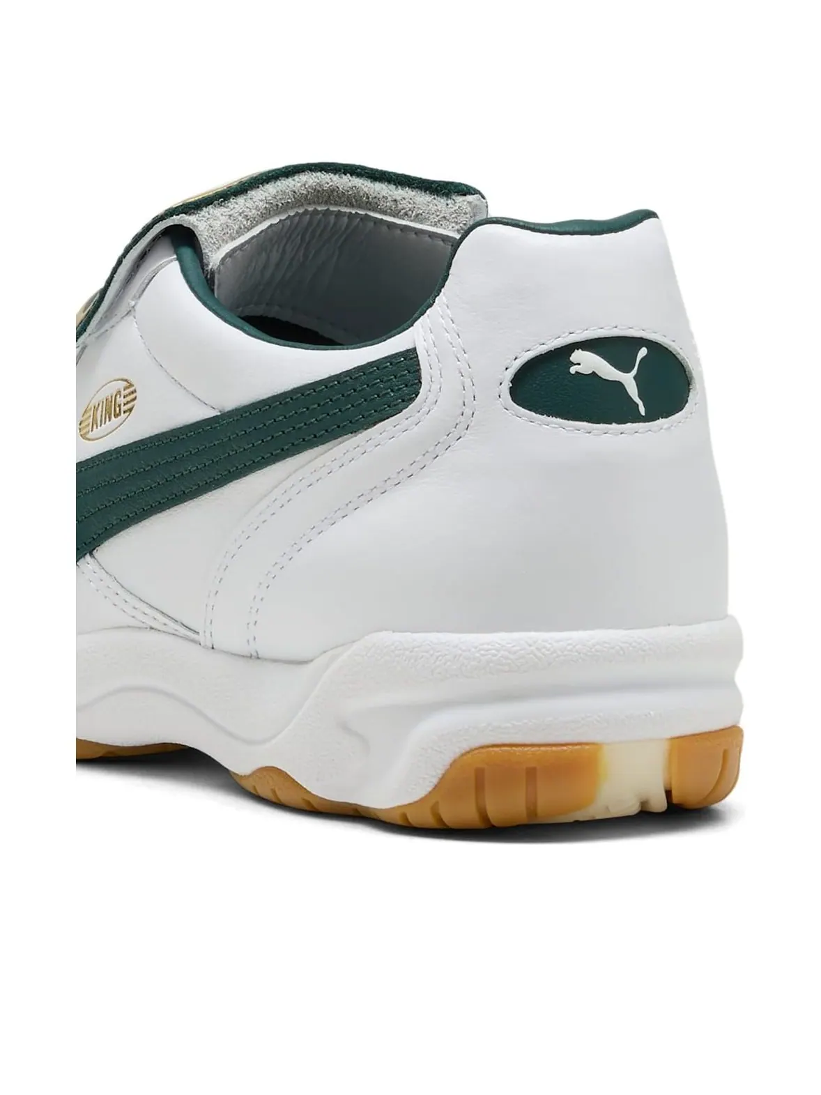 Кроссовки Puma King Indoor 'White Green' — изображение 4 из 6, белый/зеленый