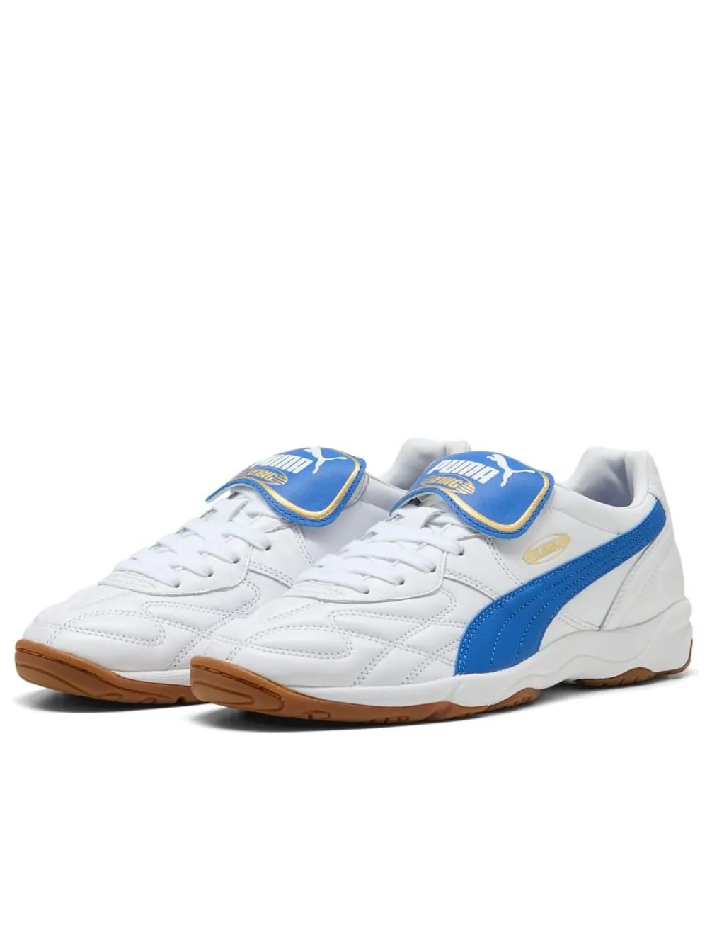 Кроссовки PUMA King Indoor 'White Blue' — изображение 2 из 6, белый