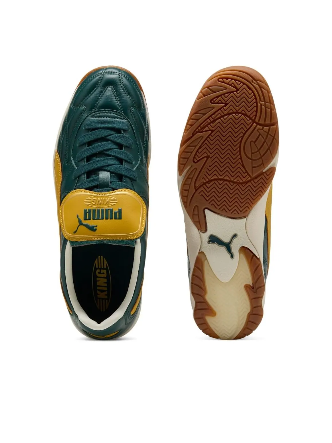 Puma King Indoor 'Green Yellow' — изображение 3 из 6, зеленый/желтый