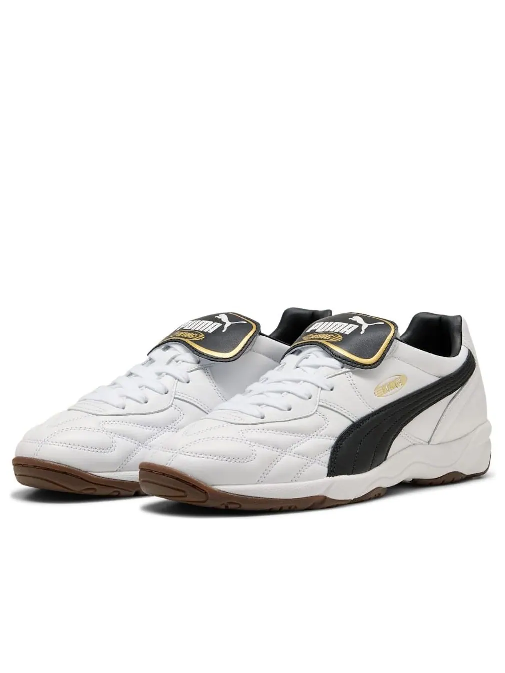 Кроссовки PUMA King Indoor 'White Black' — изображение 2 из 6, белый
