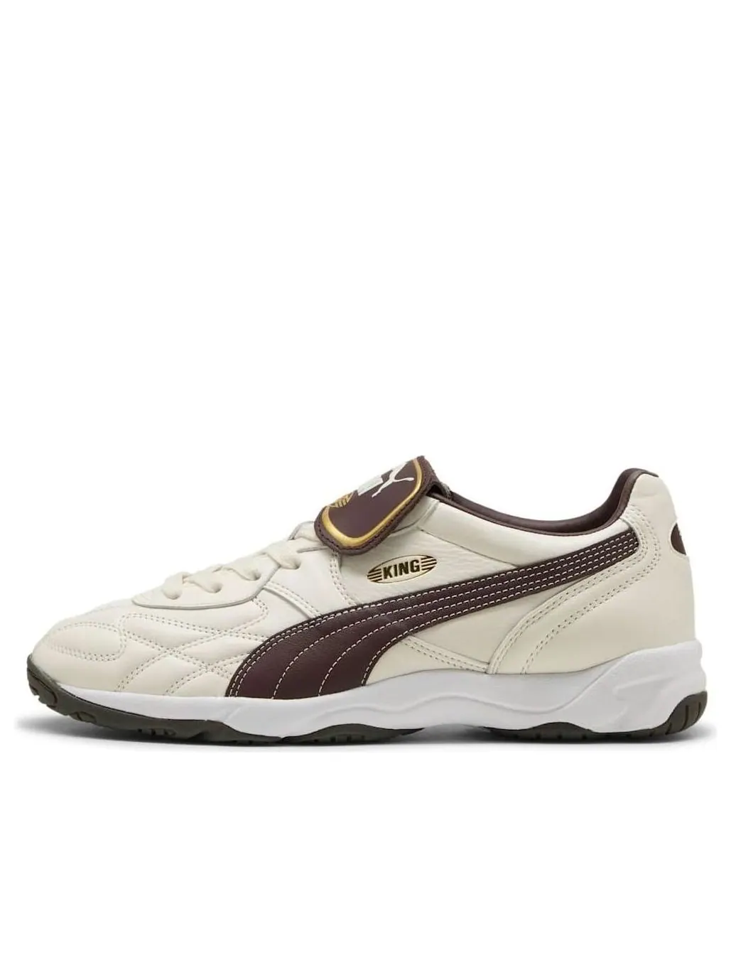 Puma King Indoor 'White Brown' — изображение 1 из 1, белый/коричневый