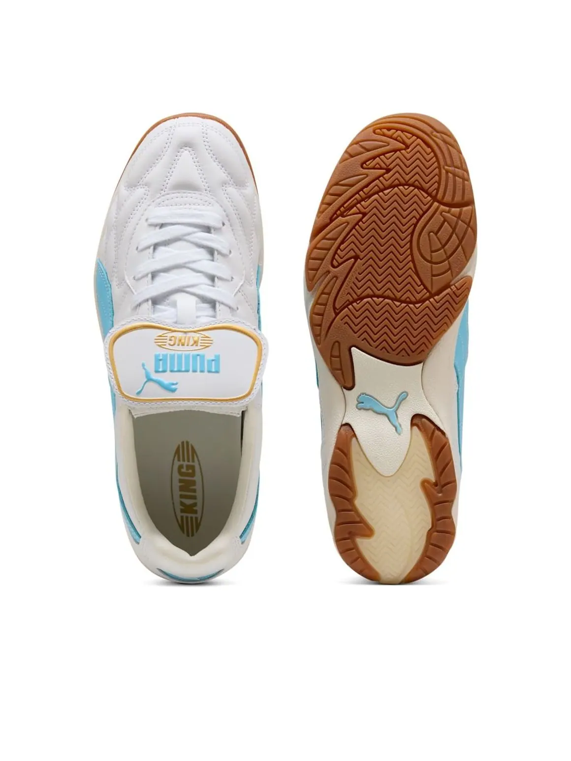 Puma King Indoor 'White Light Blue' — изображение 3 из 6, белый/светлый синий