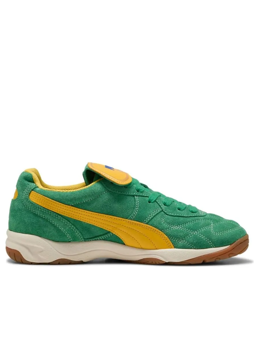 Кроссовки PUMA KING Indoor Royalty 'Archive Green Yellow Sizzle' — изображение 2 из 5, зеленый