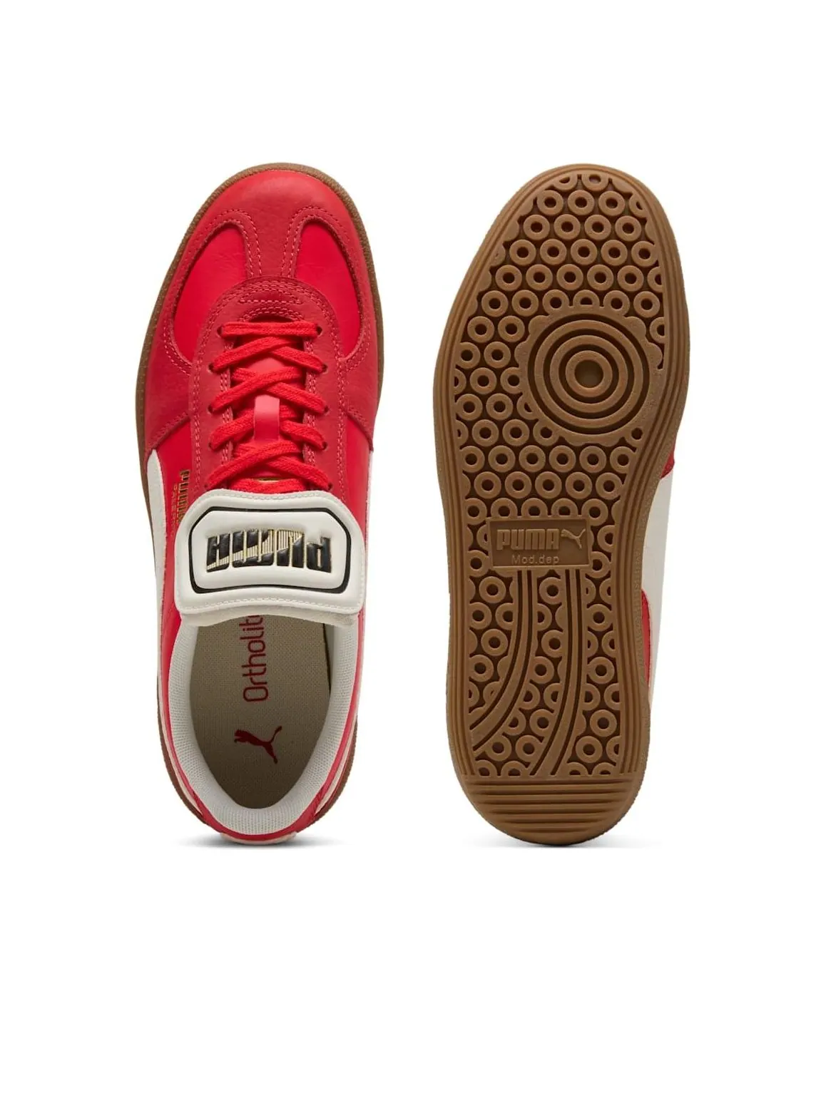 Кроссовки PUMA Palermo Premium 'For All Time Red' — изображение 3 из 6, красный