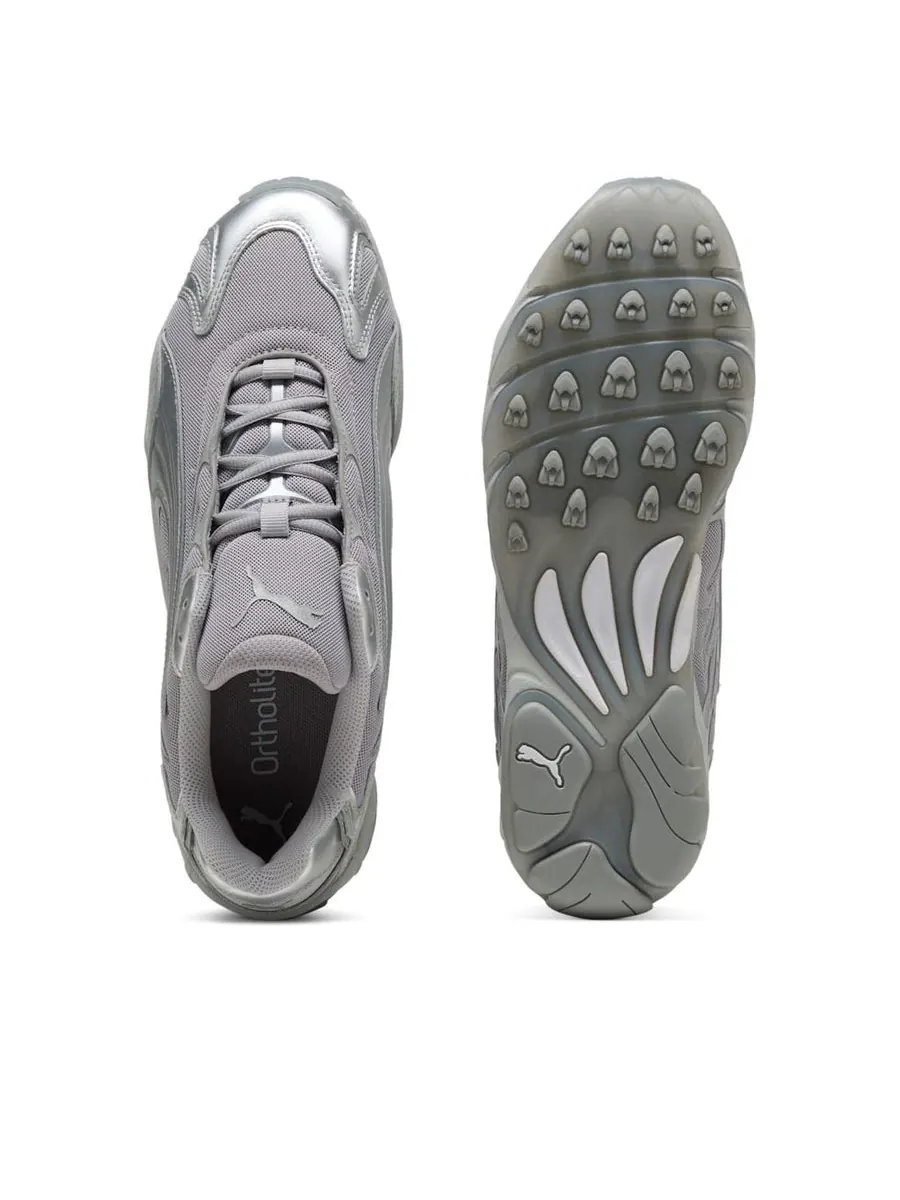 Кроссовки PUMA Inhale Metallic 'Glacial Grey Silver' — изображение 4 из 6, серый