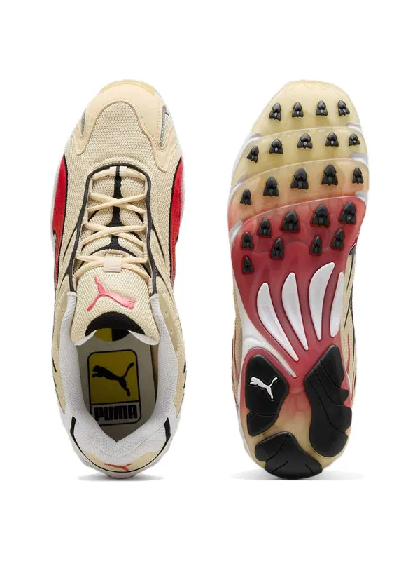 Кроссовки inhale origin inhale og x a$ap rocky 'summer melon' Puma — изображение 4 из 4, бежевый/красный