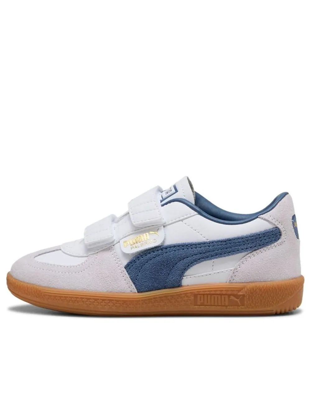 (PS) Puma Palermo Elevata Кожа «Белый Темный Индиго» — изображение 1 из 6, белый/темный индиго