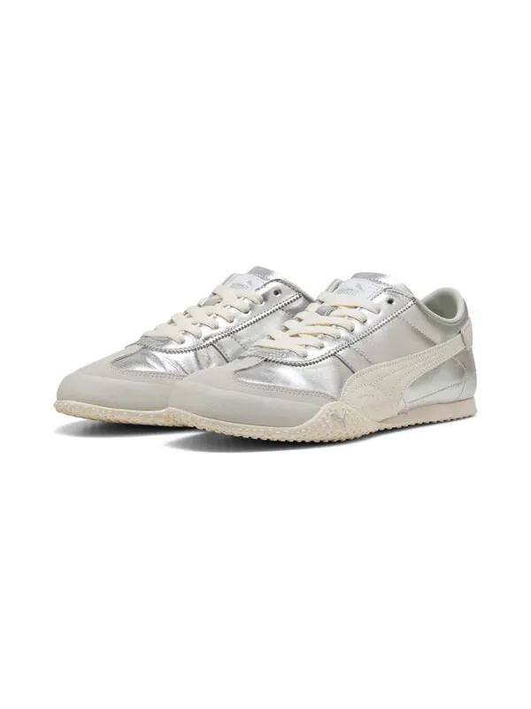 Кроссовки bella ut leather 'silver white' Puma — изображение 3 из 4, серебристый/белый