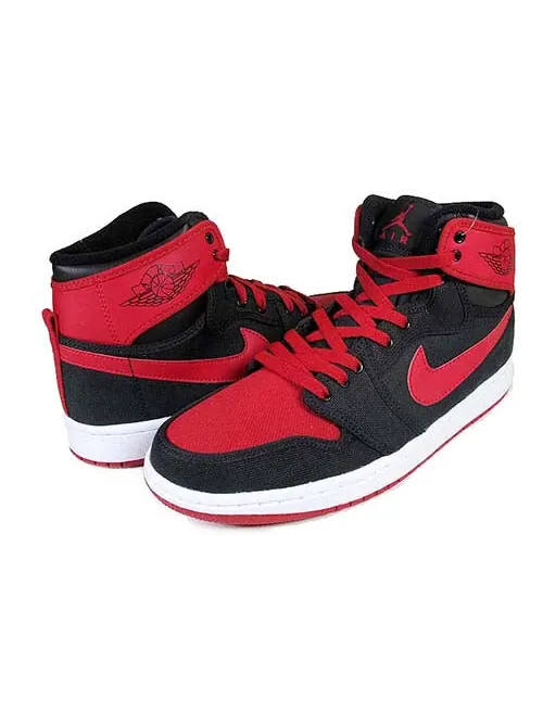 Кроссовки ajko retro hi Air Jordan — изображение 3 из 4, черный/красный-белый