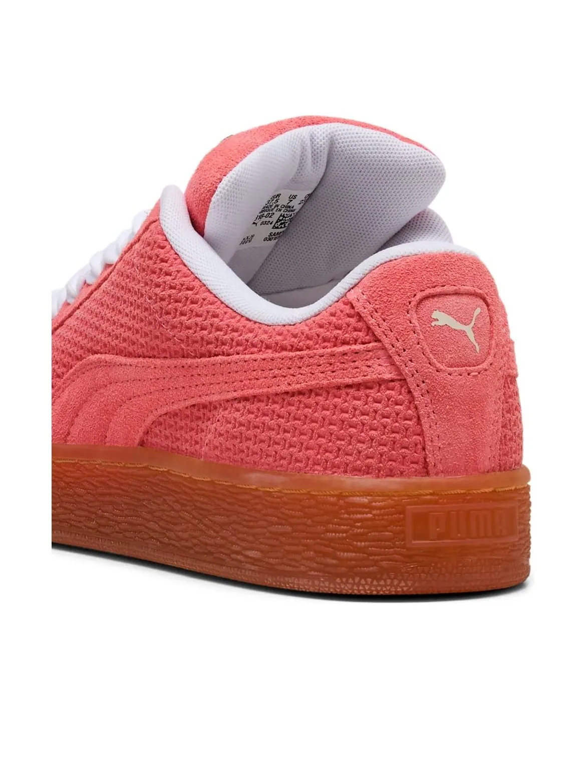 Кроссовки (WMNS) PUMA Suede XL Braided 'Glowing Red' — изображение 4 из 6, красный