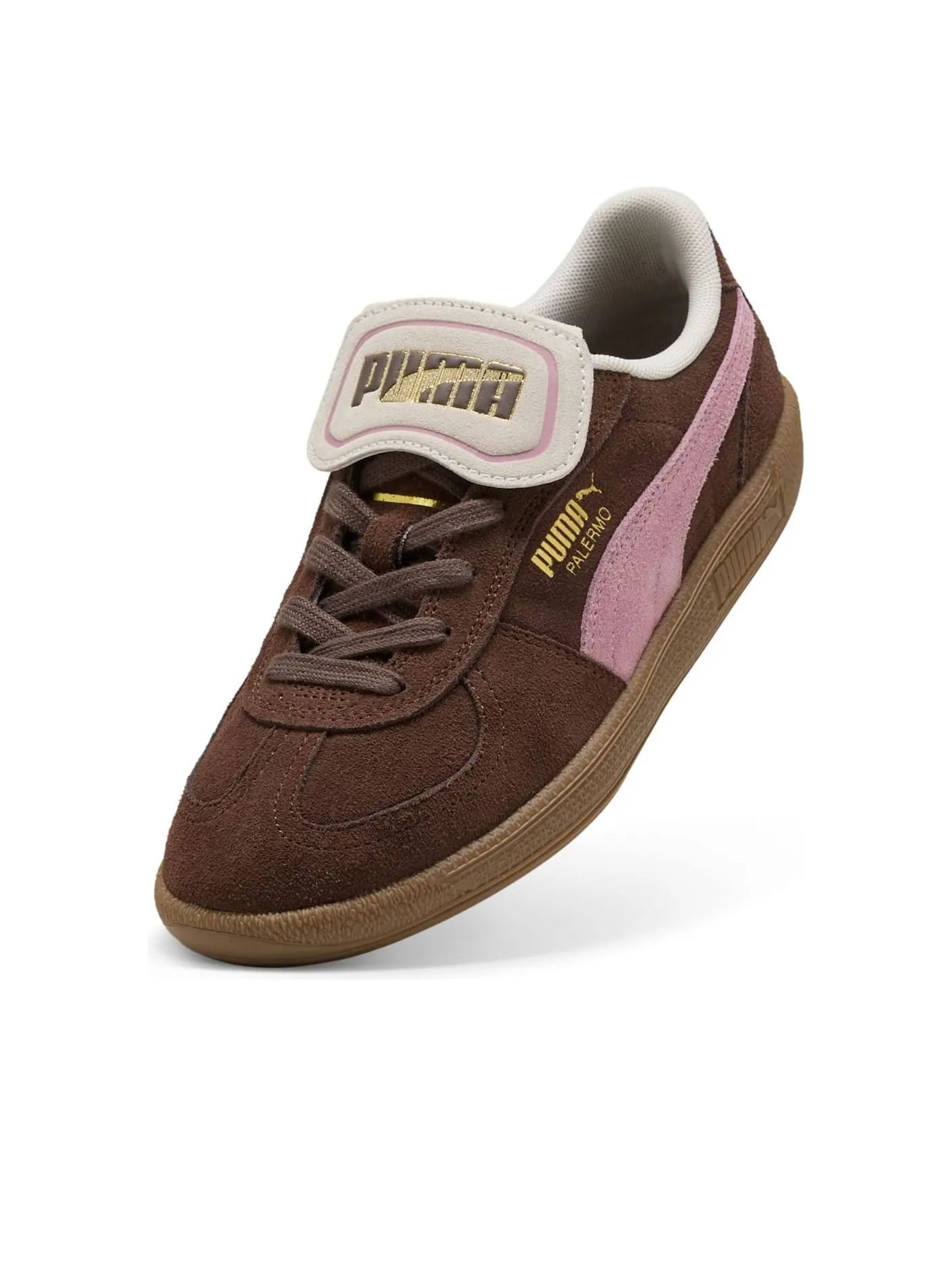 Кроссовки PUMA Palermo Premium 'Flat Bronze Poised Pink' — изображение 5 из 6, коричневый