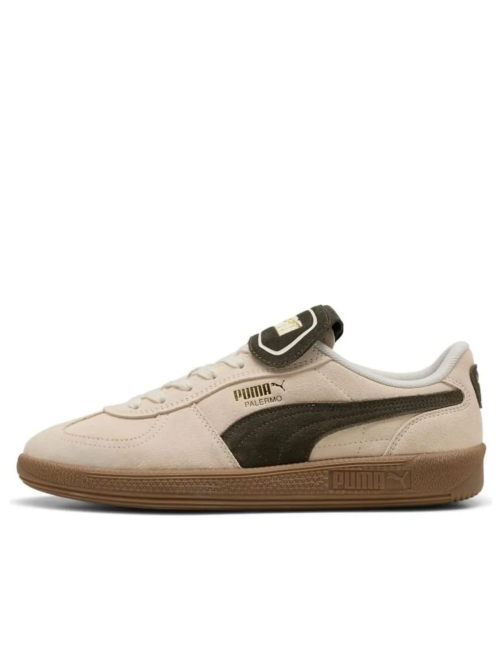 Puma Palermo Premium Suede 'Light Brown Dark Olive' — изображение 1 из 6