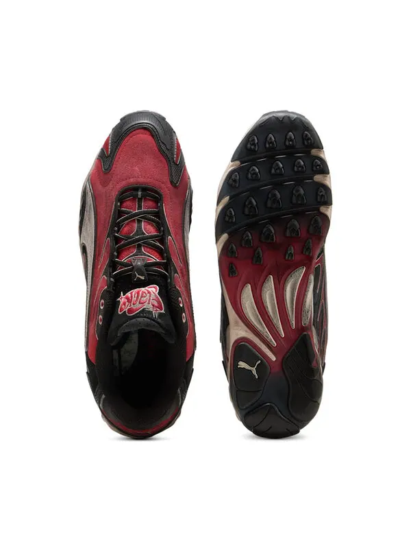 Кроссовки x a$ap rocky inhale 'distressed pack black pop red' Puma — изображение 4 из 4, черный/красный