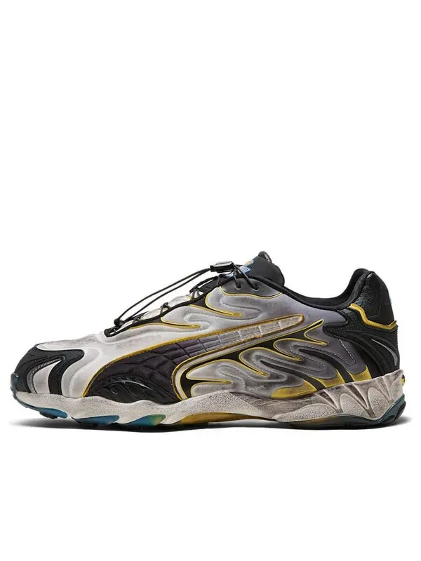 Кроссовки x a$ap rocky inhale og 'distressed pack cream black' Puma — изображение 1 из 4, белый/черный/желтый