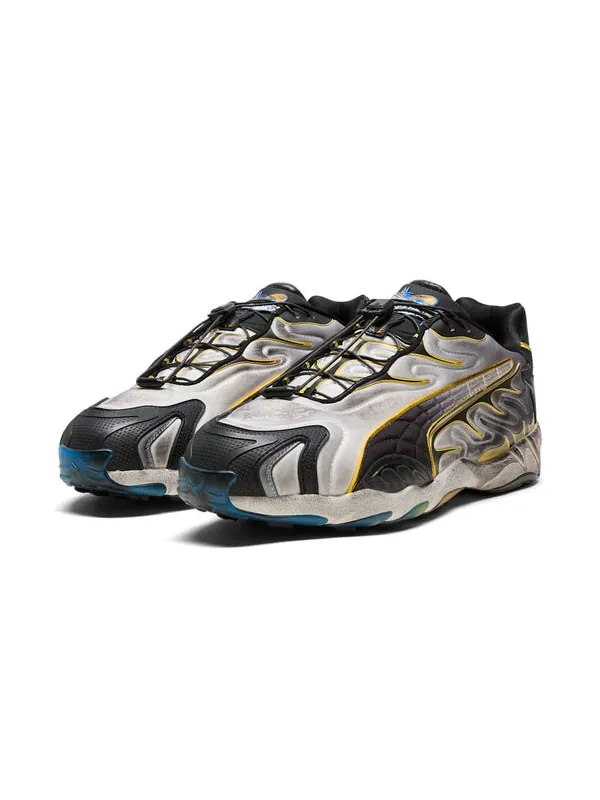 Кроссовки x a$ap rocky inhale og 'distressed pack cream black' Puma — изображение 3 из 4, белый/черный/желтый