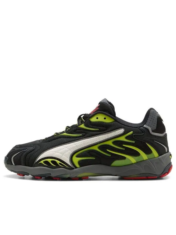 Кроссовки x a$ap rocky inhale 'black lime pow' Puma — изображение 1 из 4, черный/белый