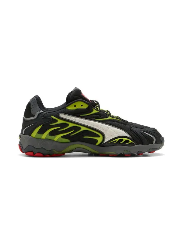 Кроссовки x a$ap rocky inhale 'black lime pow' Puma — изображение 2 из 4, черный/белый