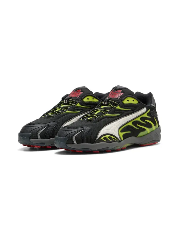 Кроссовки x a$ap rocky inhale 'black lime pow' Puma — изображение 3 из 4, черный/белый