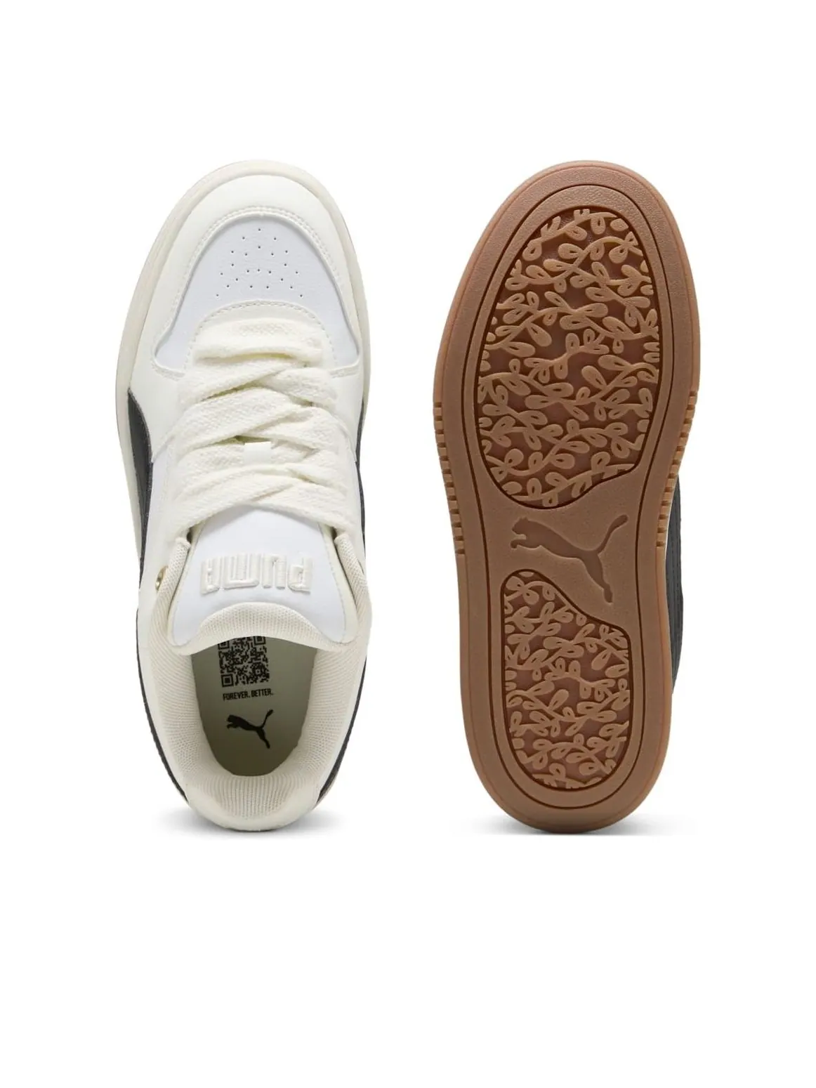 Кроссовки (WMNS) PUMA Park Luna 'White Black Warm White' — изображение 5 из 6, белый