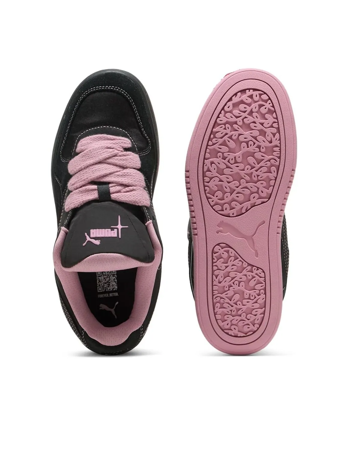 Кроссовки PUMA Park Luna Satin 'Princess Black Newlywed Pink' — изображение 5 из 6, черный