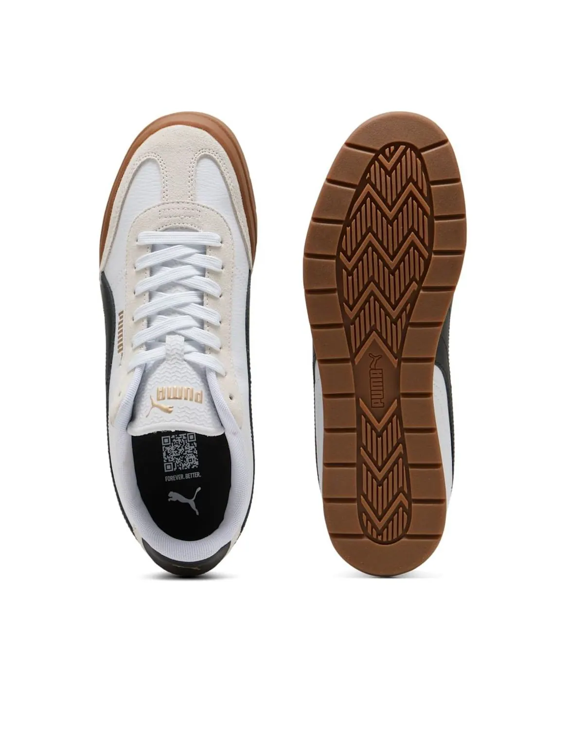 Puma Super Turino 'White Black Gum' — изображение 5 из 6, белый/черный